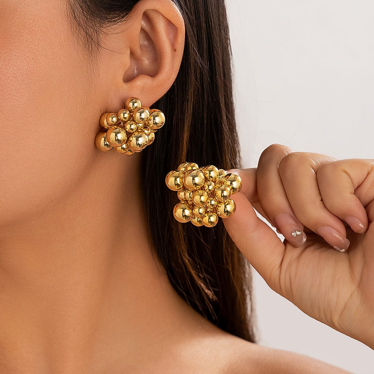Geometric Abstract Explosion Earrings - ArtGalleryZen