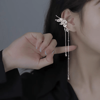 Thumbnail for Geometric Angel Wings Butterfly Dangle Earrings - ArtGalleryZen