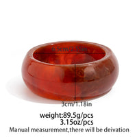 Thumbnail for Geometric Chunky Gradient Resin Bangle Bracelet - ArtGalleryZen