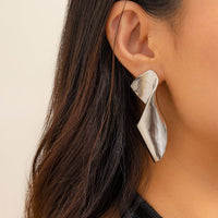 Thumbnail for Geometric Chunky Irregular Twisted Dangle Earrings - ArtGalleryZen