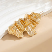 Thumbnail for Geometric Chunky Pleated Irregular Pattern Hair Clip - ArtGalleryZen