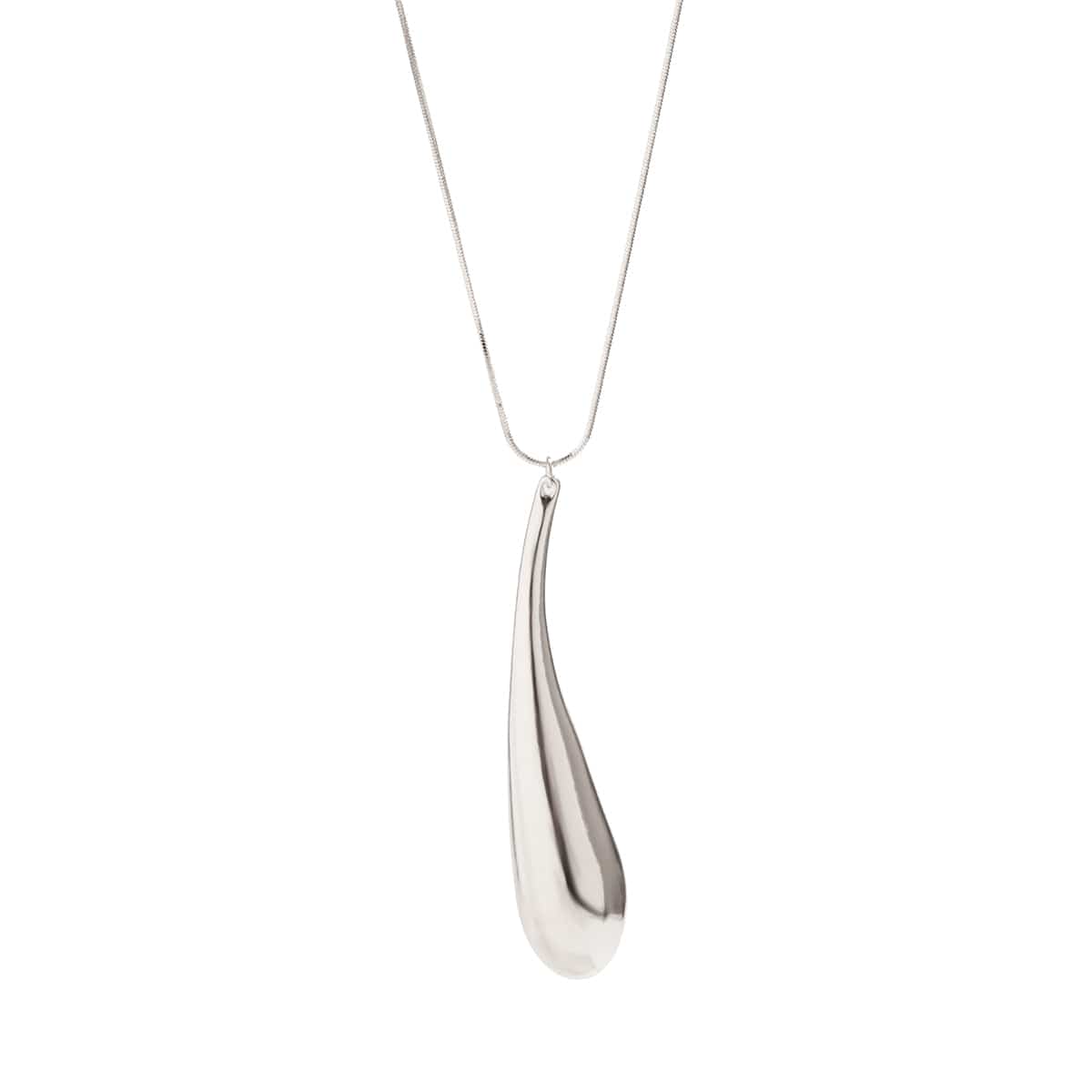 Geometric Elegant Gold Sliver Waterdrop pendant Necklace - ArtGalleryZen