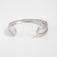 Thumbnail for Geometric Glossy Hollow Arm Cuff - ArtGalleryZen