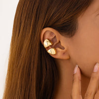 Thumbnail for Geometric Glossy Irregular Pattern Ear Wrap Earring - ArtGalleryZen