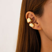 Thumbnail for Geometric Glossy Irregular Pattern Ear Wrap Earring - ArtGalleryZen