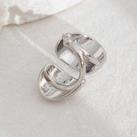 Thumbnail for Geometric Glossy Irregular Pattern Ear Wrap Earring - ArtGalleryZen