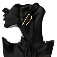 Thumbnail for Geometric Gold Silver Plated Flow Waterdrop Earrings - ArtGalleryZen
