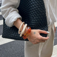 Thumbnail for Geometric Gradient Square Bangle Bracelet Set - ArtGalleryZen