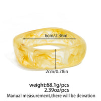 Thumbnail for Geometric Gradient Square Resin Bangle Bracelet - ArtGalleryZen