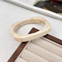 Thumbnail for Geometric Irregular Gradient Resin Bangle Bracelet Set - ArtGalleryZen