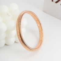 Thumbnail for Geometric Metallic Bangle Bracelet - ArtGalleryZen