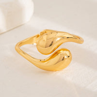 Thumbnail for Geometric Minimalist Duo Waterdrop Bangle Bracelet - ArtGalleryZen