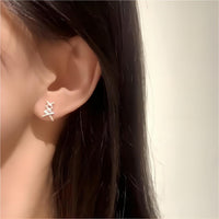 Thumbnail for Geometric Transformable Ribbon Earrings - ArtGalleryZen