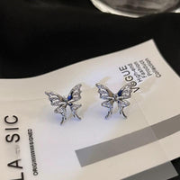 Thumbnail for Glitter CZ Inlaid Butterfly Ear Wrap Earrings - ArtGalleryZen