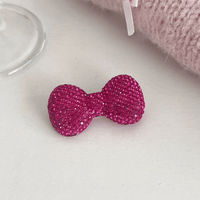 Thumbnail for Glitter Rhinestone Bowknot Hair Clip - ArtGalleryZen