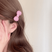 Thumbnail for Glitter Rhinestone Bowknot Hair Clip - ArtGalleryZen