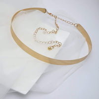 Thumbnail for Gold Tone Stylish Waist Belt - Minimalist Skinny Belly Belt - I DO Wedding Sash - ArtGalleryZen