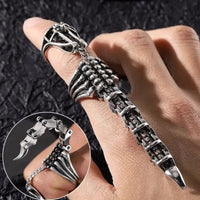 Thumbnail for Gothic Dark Nail Finger Armor Movable Scorpion Ring - ArtGalleryZen