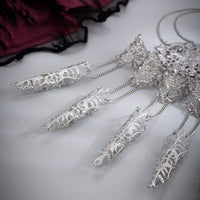 Thumbnail for Gothic Dark Nail Fingers Hand Armor Nails Claws Bracelet - ArtGalleryZen