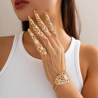 Thumbnail for Gothic Five Finger Armor Nails Mittens Bracelet - ArtGalleryZen