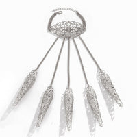 Thumbnail for Gothic Five Finger Armor Nails Mittens Bracelet - ArtGalleryZen
