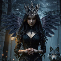 Thumbnail for Gothic Halloween Party Headwear Cosplay Crown - ArtGalleryZen
