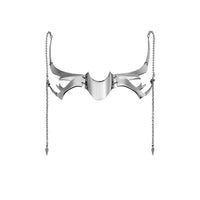 Thumbnail for Gothic Hip Hop Glamorous Metallic Face Mask - ArtGalleryZen