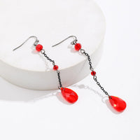 Thumbnail for Gothic Rhinestone Waterdrop Dangle Earrings - ArtGalleryZen