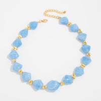 Thumbnail for Gradient Irregular Resin Beaded Necklace Bracelet - ArtGalleryZen