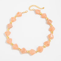 Thumbnail for Gradient Irregular Resin Beaded Necklace Bracelet - ArtGalleryZen