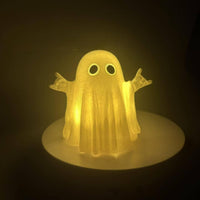 Thumbnail for Halloween Cute Middle Finger Ghost Light Up Statue - ArtGalleryZen