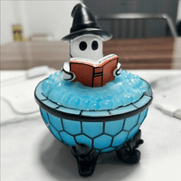 Thumbnail for Halloween Ghost Bubble Bath Tiffany Lamp Night Light - ArtGalleryZen