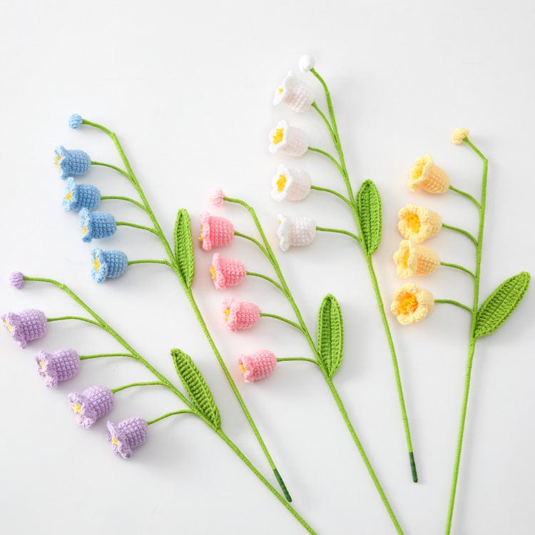 Handmade Crochet Lily Of The Valley Flower - ArtGalleryZen
