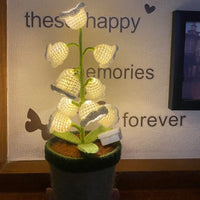 Thumbnail for Handmade Crochet Lily Of The Valley Night Light - ArtGalleryZen