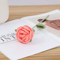 Thumbnail for Handmade Crochet Rose Flower - ArtGalleryZen