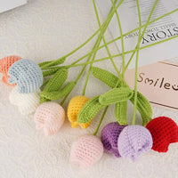 Thumbnail for Handmade Crochet Tulip Flower - ArtGalleryZen