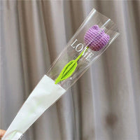 Thumbnail for Handmade Crochet Tulip Flower - ArtGalleryZen