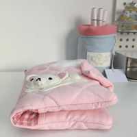 Thumbnail for Handmade Cute Korilakkuma A5 A6 Fabric Binder Cover - ArtGalleryZen