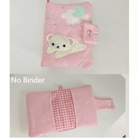 Thumbnail for Handmade Cute Korilakkuma A5 A6 Fabric Binder Cover - ArtGalleryZen