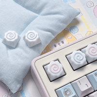 Thumbnail for Handmade Cute Narutomaki DIY Keyboard Accessories Resin Keycap - ArtGalleryZen