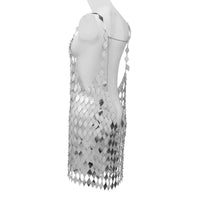 Thumbnail for Handmade Glitter Rhombic Sequin Dress - ArtGalleryZen