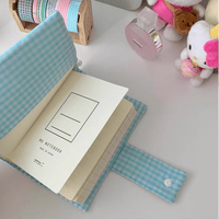 Thumbnail for Handmade Heart Satin Bowknot A6 Fabric Book Cover - ArtGalleryZen