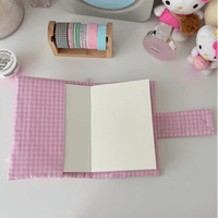 Thumbnail for Handmade Heart Satin Bowknot A6 Fabric Book Cover - ArtGalleryZen