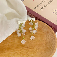 Thumbnail for Handmade Lily Of The Valley Dangle Earrings - ArtGalleryZen