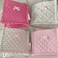 Thumbnail for Handmade Sweet Heart Tulip Fabric Storage Basket - ArtGalleryZen