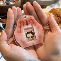 Thumbnail for Hold In The Palm Acrylic Keychain Kpop ID Card Photocard Holder - ArtGalleryZen