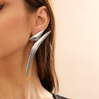 Thumbnail for Irregular Gold Silver Plated Statement Earrings - ArtGalleryZen
