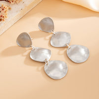 Thumbnail for Irregular Gold Silver Plated Waterdrop Dangle Earrings - ArtGalleryZen