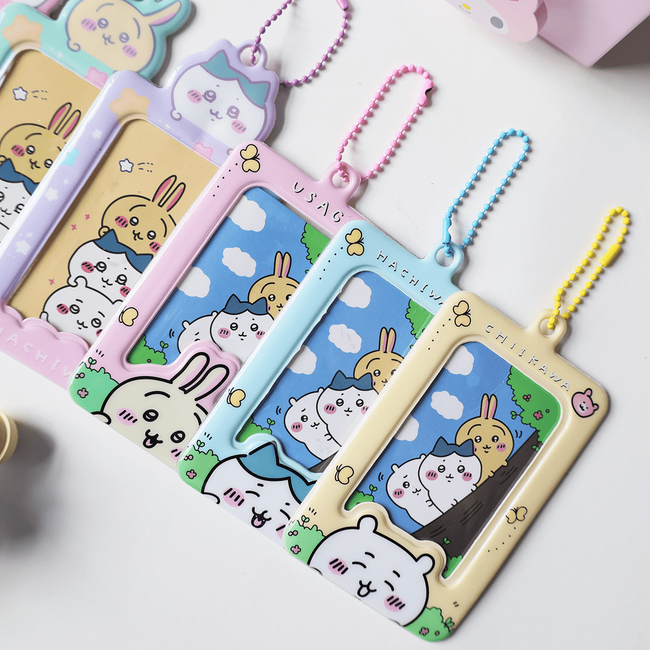 Kawaii Chiikawa Kpop Keychain Photocard Holder - ArtGalleryZen