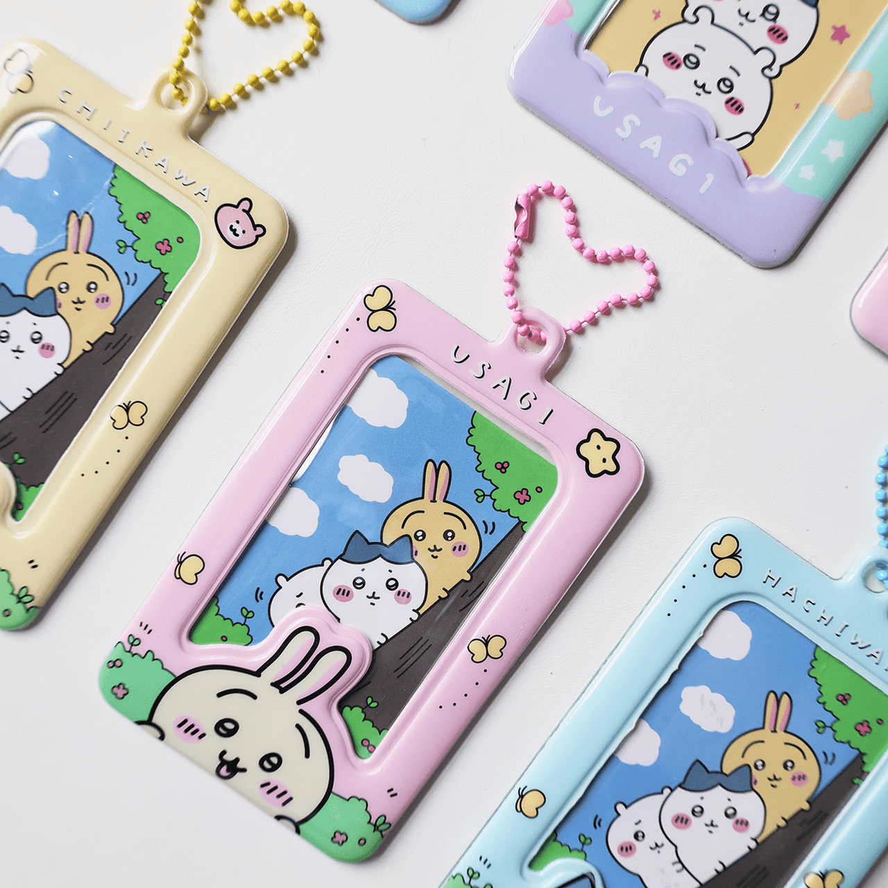 Kawaii Chiikawa Kpop Keychain Photocard Holder - ArtGalleryZen